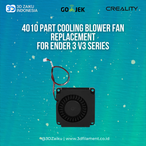 Creality Ender 3 V3 Series 3D Printer 4010 Part Cooling Blower Fan Replacement